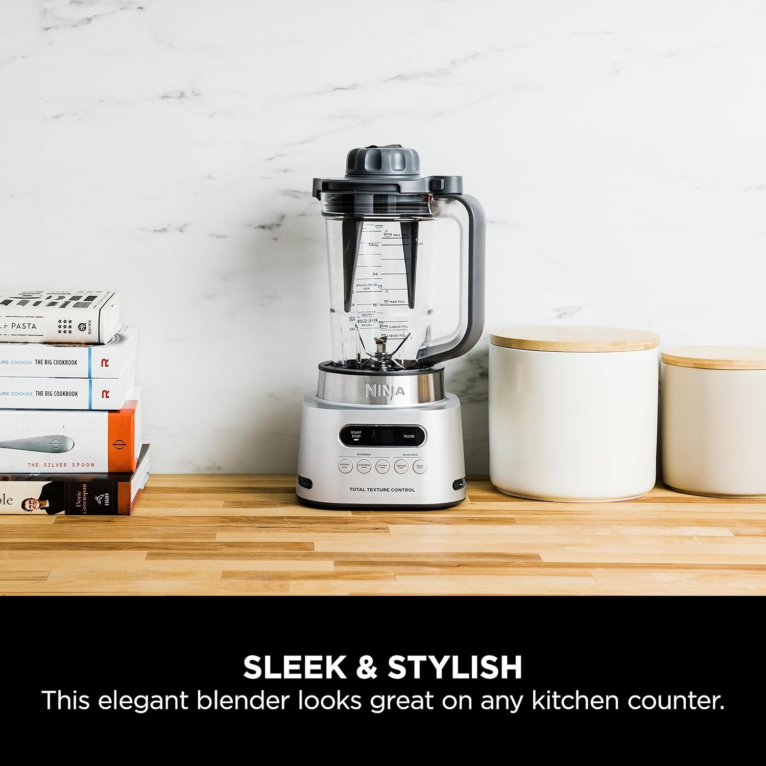 Ninja Foodi Max Power 2-in-1 Nutri Blender CB150ME 1100W Automatic Programs with Power Paddle - SilverKitchen Appliances1100W motor powers through the thickest mixtures – no stalling, no stirring, no shaking Blend smoothies, drinks & dressings in the cup